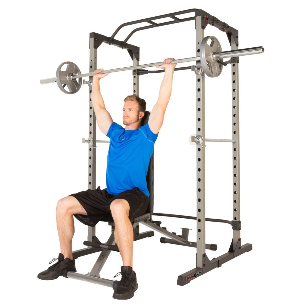 TheFitness Reality super max power cage is displayed here, one of the top used back machines
